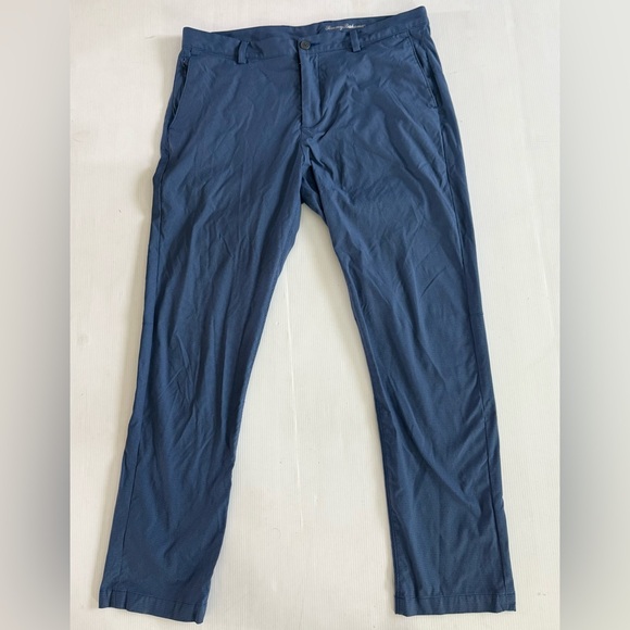 Tommy Bahama Island Zone Performance 5 Pocket Pants Mens 36x32 Blue Golf stretch - Picture 1 of 12